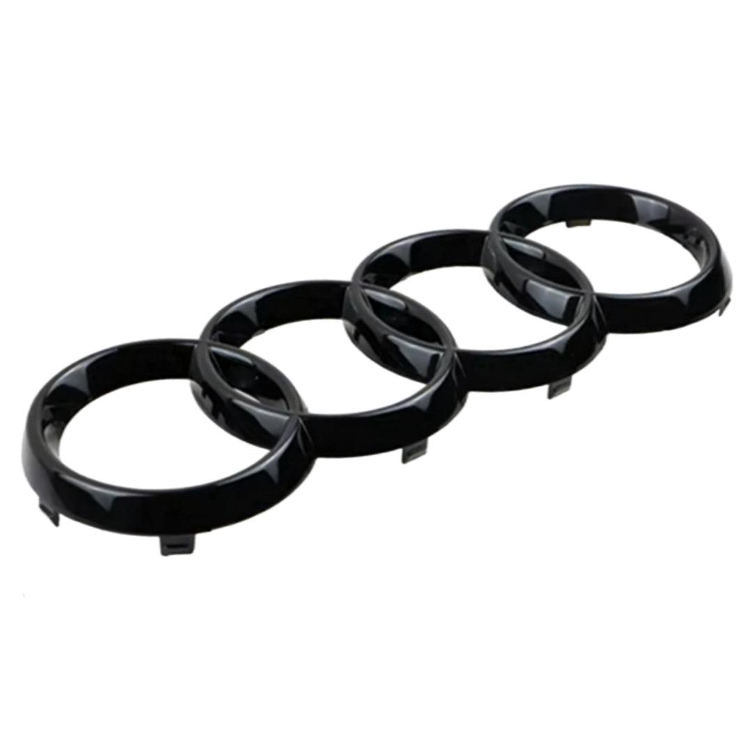 logo anteriore nero lucido audi