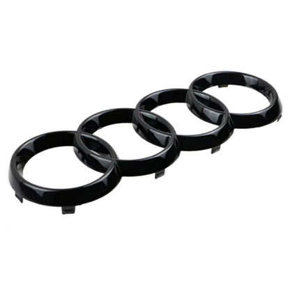 logo anteriore nero lucido audi