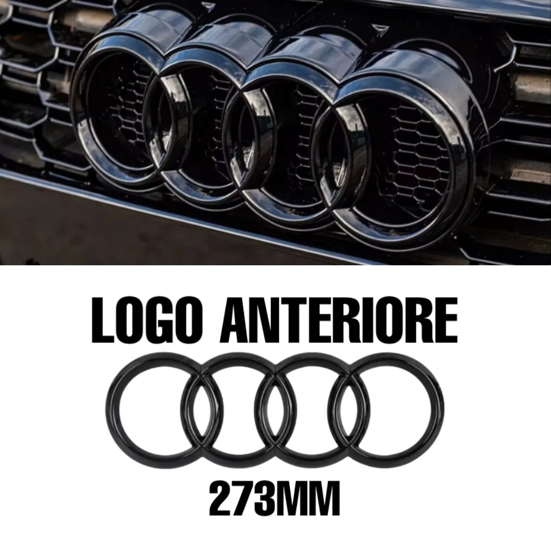 logo anteriore 273mm nero lucido