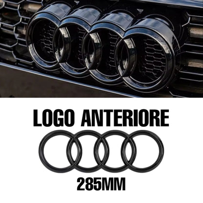 logo anteriore 285mm nero lucido