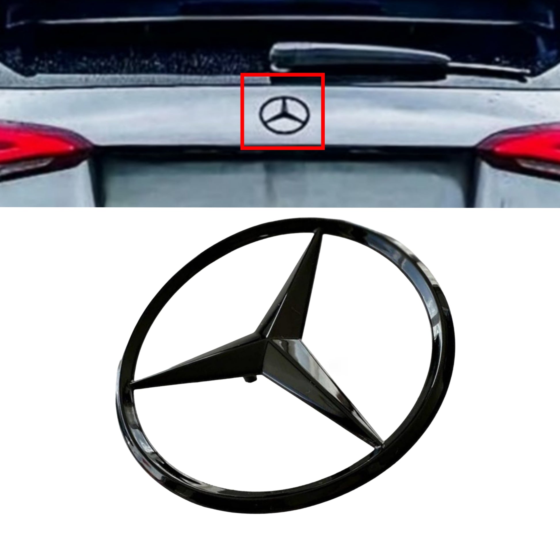 logo posteriore mercedes w176 w177 w204