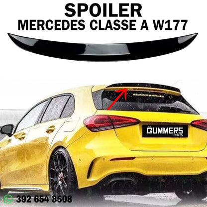 SPOILER POSTERIORE MERCEDES CLASSE A W177 - NERO LUCIDO - AMG LOOK