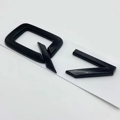 KIT completo LOGHI AUDI Q7 - Nero lucido - Fregi anteriore posteriore targhetta Q7